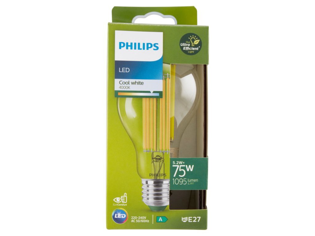 LAMPADINA A LED GOCCIA FILAMENTO 75W 4000K - NAT.
