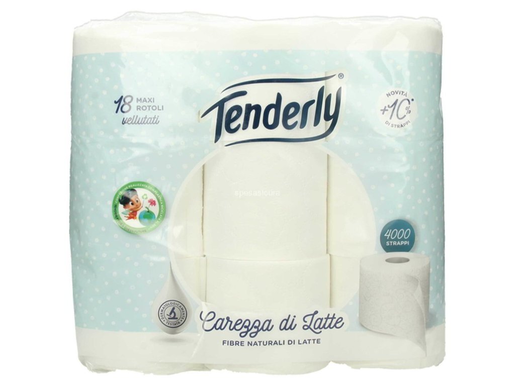 CARTA IGIENICA CAREZZA DI LATTE 18R/2V