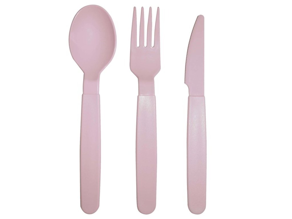 SET POSATE IN PP REUSABLE PASTEL ROSE