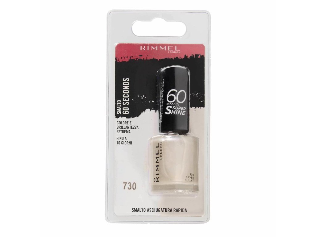 RIMMEL SMALTO 60 SECONDS - 730 SILVER BULLET