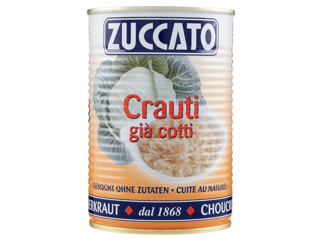 Zuccato varená kyslá kapusta 425 g