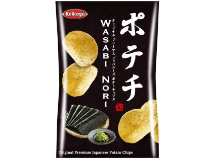 Koikeya Čipsy Wasabi Nori - 100g