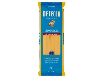 De Cecco semolinové těstoviny Spaghetti n.12 1kg