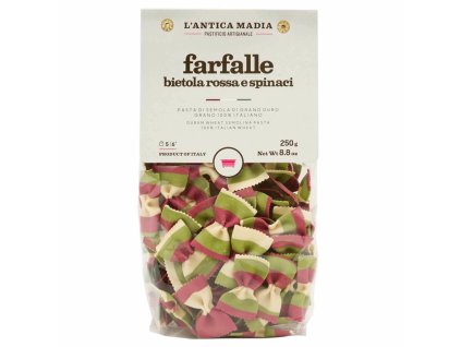 L'antica Madia Farfalle švýcarský mangold a špenát 250 g