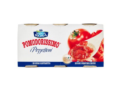 Santa Rosa paradajková drť s kúskami 400g-3ks