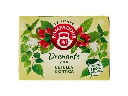 Bylinný čaj Pompadour s břízou a kopřivou 15 ks
