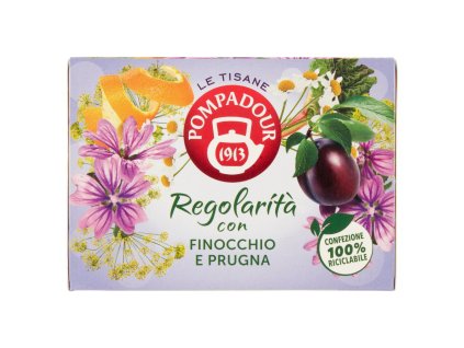 Bylinný čaj Pompadour s fenyklem a švestkou 15 ks