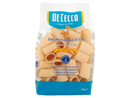De Cecco Paccheri °125 cestoviny 500g