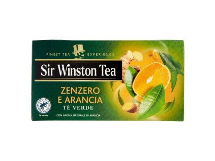 Čaj Sir Winston se zázvorem a pomerančem 20 ks