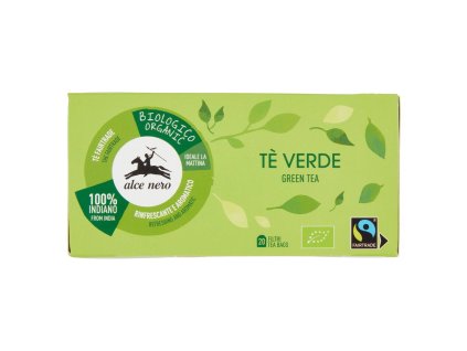 Alce Nero zelený čaj porciovaný 20ks