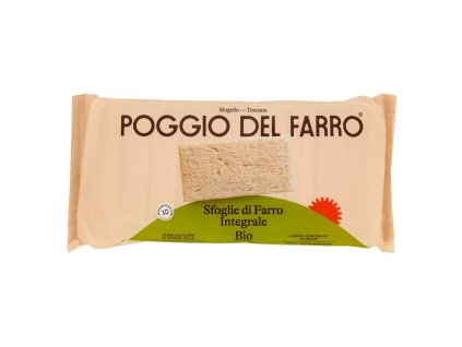 Poggio Del Farro Lístkové Cesto S Bio Celozrnnou Špaldovou Múkou - 150gr