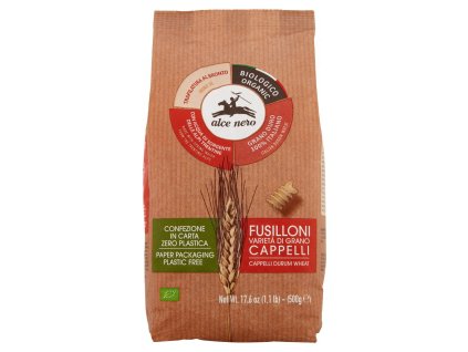 Alce Nero cestoviny Fusilloni Cappelli 500g BIO