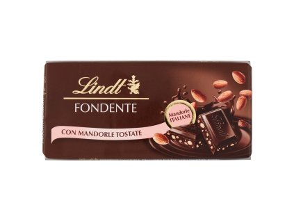 Lindt horká čokoláda s praženými mandľami 100g