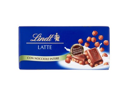 Lindt mliečna čokoláda s celými orieškami 100g