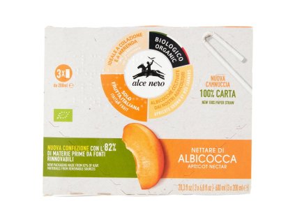 Alce Nero marhuľový nektár 3x200ml