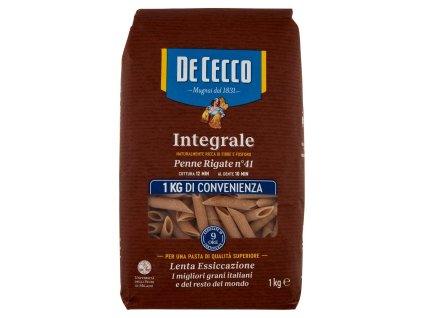 De Cecco Penne Rigate °41 celozrnné cestoviny 1kg