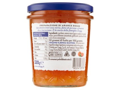 Zuegg Marmeláda Z Krvavých Pomerančů - 320g