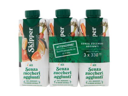 Skipper džús ACE bez cukru 3x330ml
