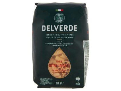 Delverde semolinové těstoviny Ditali Rigati n.52 500g