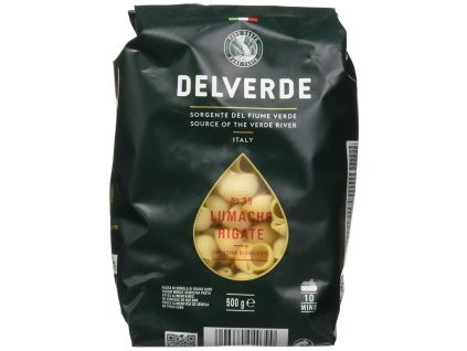 Delverde semolinové cestoviny Lumache Rigate n.39 500g