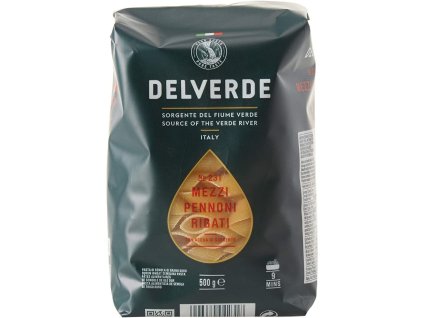 Delverde semolinové cestoviny Mezzi Pennoni Rigati n.231 500g