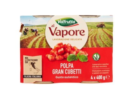 VALFRUTTA GRAN CUBETTI POLPA GRAN CUBETTI  400 X 4 PZ.gr