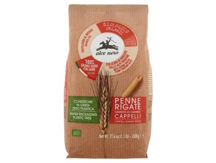 Alce Nero celozrnné BIO těstoviny Penne 500g
