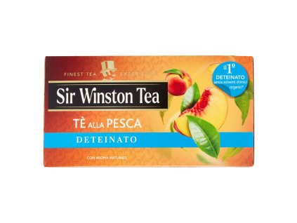 Sir winston tea bezkofeínový broskyňový čaj 20ks