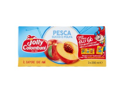Jolly Colombani broskyňový džús 3x200ml