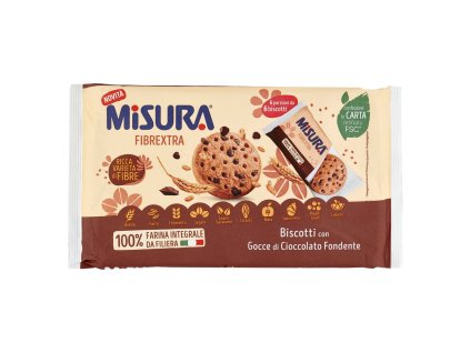 Misura fibrextra sušienky s kúskamai horkej čokolády 6x46,6g