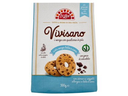 Vivisano sušienky bez mlieka s čokoládou   500g