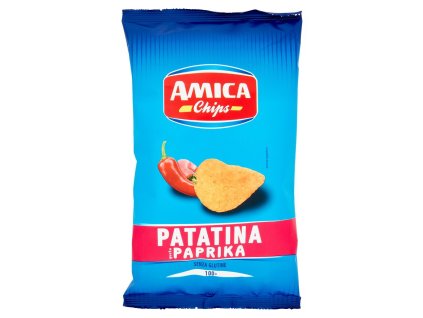 Amica Chips Chipsy S Příchutí Papriky - 100g