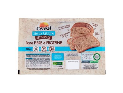 Bezlepkový sendvičový chléb Cereal celozrnný 240 g