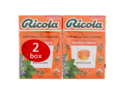 Ricola Ricola Pomerančové Vrecúško - 50g X2