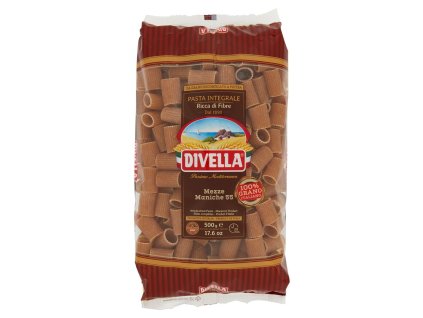 Divella celozrnné těstoviny Mezze maniche 500g