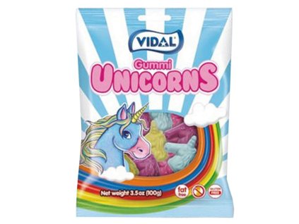 Vidal Jednorožci Gumové Cukríky - 90gr
