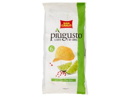 SAN CARLO PATATINE PIU GUSTO LIME MPK X6 150gr