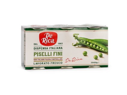 De Rica Přírodní Jemný Hrášek - 400g X3
