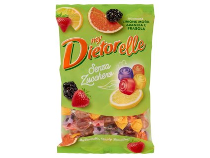 Dietorelle cukríky bez cukru ovocné 140g