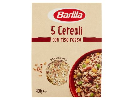 Barilla 5 obilnín s červenou ryžou 400 g