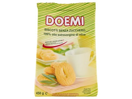 Doemi sušienky bez cukru s olivovým olejom 450g