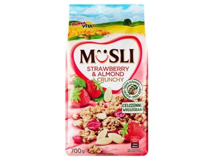 Bonavita Müsli S Jahodami A Mandľami - 700gr