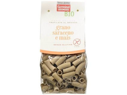 Germinal bezlepkové BIO těstoviny Mezze maniche pohanka a kukuřice 250g
