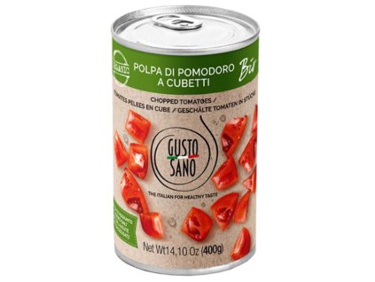 Gusto Sano Nakrájaná Paradajková Dužina Bio - 400gr