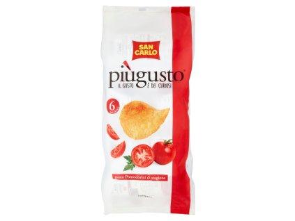 San Carlo Chipsy Piu Gusto s paradajkami Mpk X6 - 150g