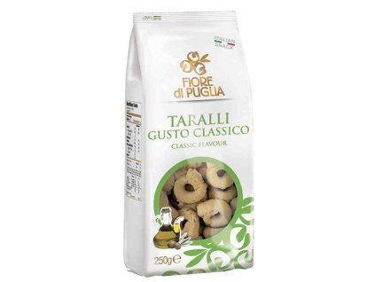 Fiore di Puglia talianske chrumkavé pečivo taralli 250g