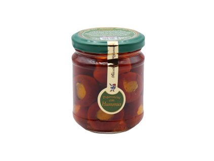 Peperoncini con hummus chilli papričky s hummusem 212 ml