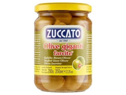 Zuccato Plněné Zelené Olivy - 370ml