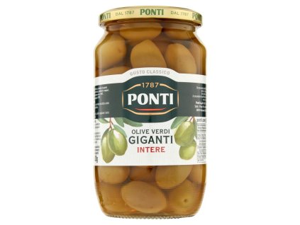 Ponti Obří Zelené Olivy - 700g