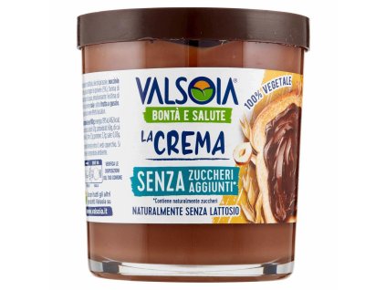 Kakaovo-ořechová rostlinná pomazánka Valsoia bez cukru 200 g